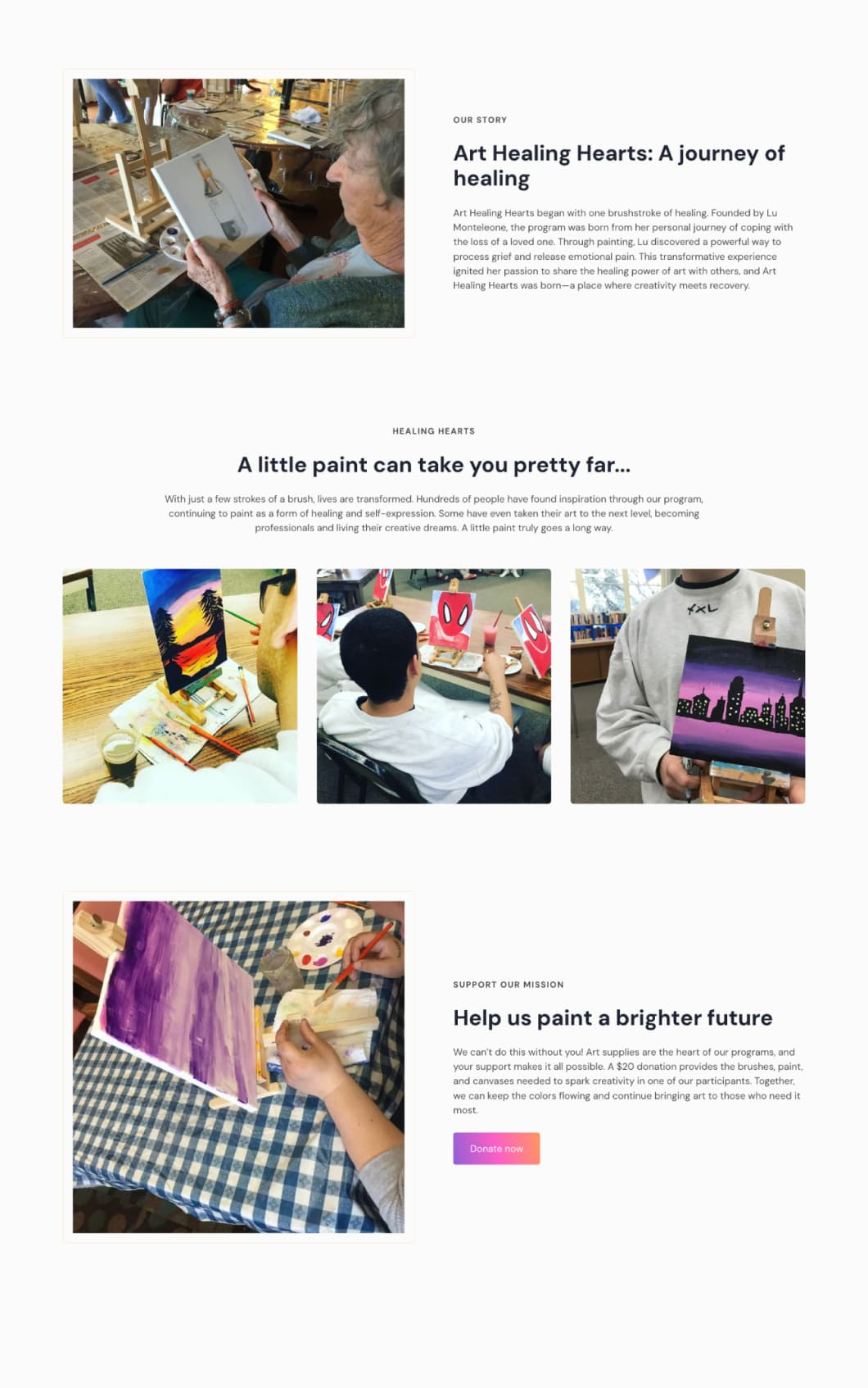 Art Healing Hearts screenshot