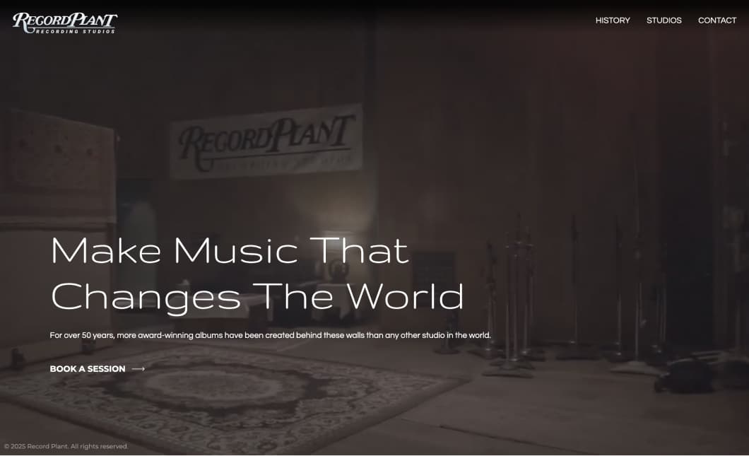 Record Plant screenshot