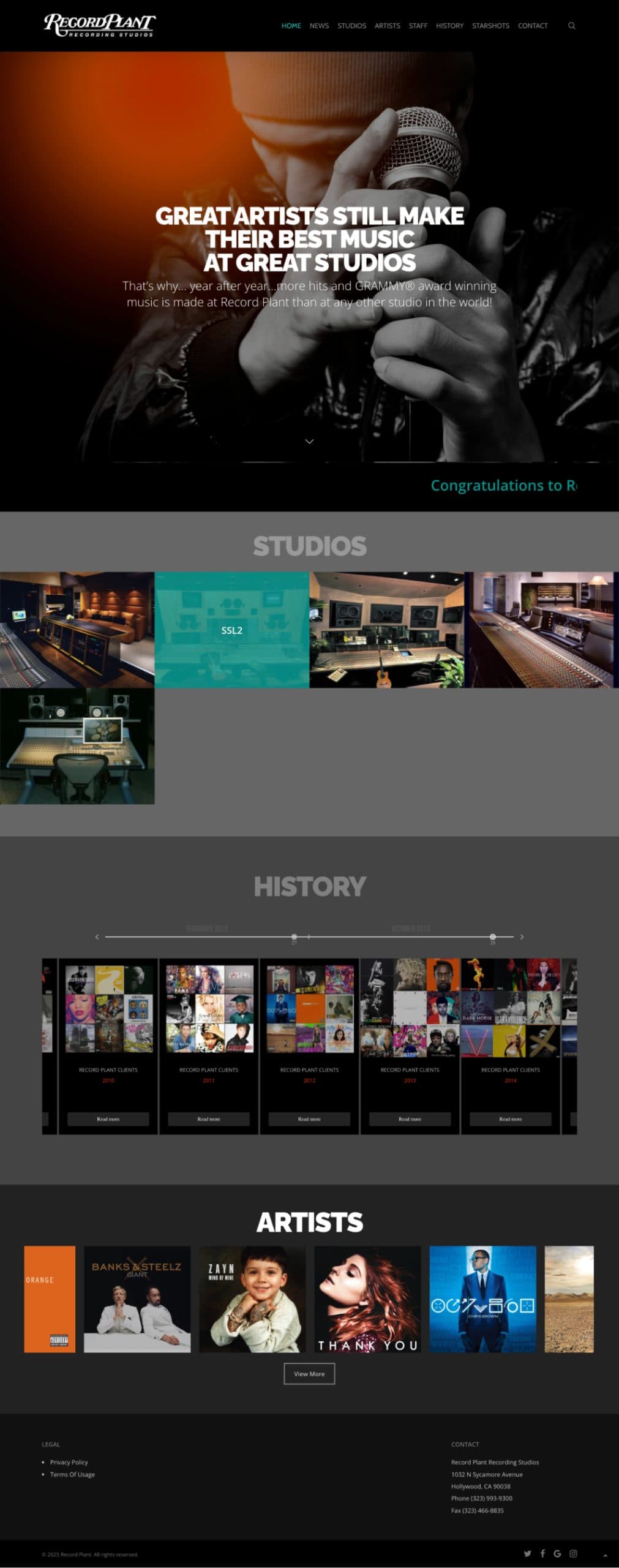 Record Plant - Before