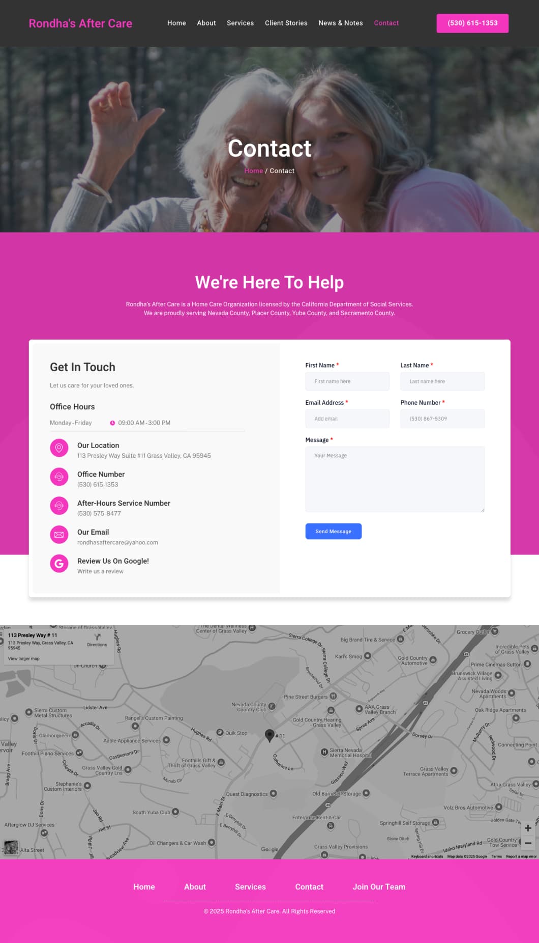 Rhonda's Aftercare screenshot