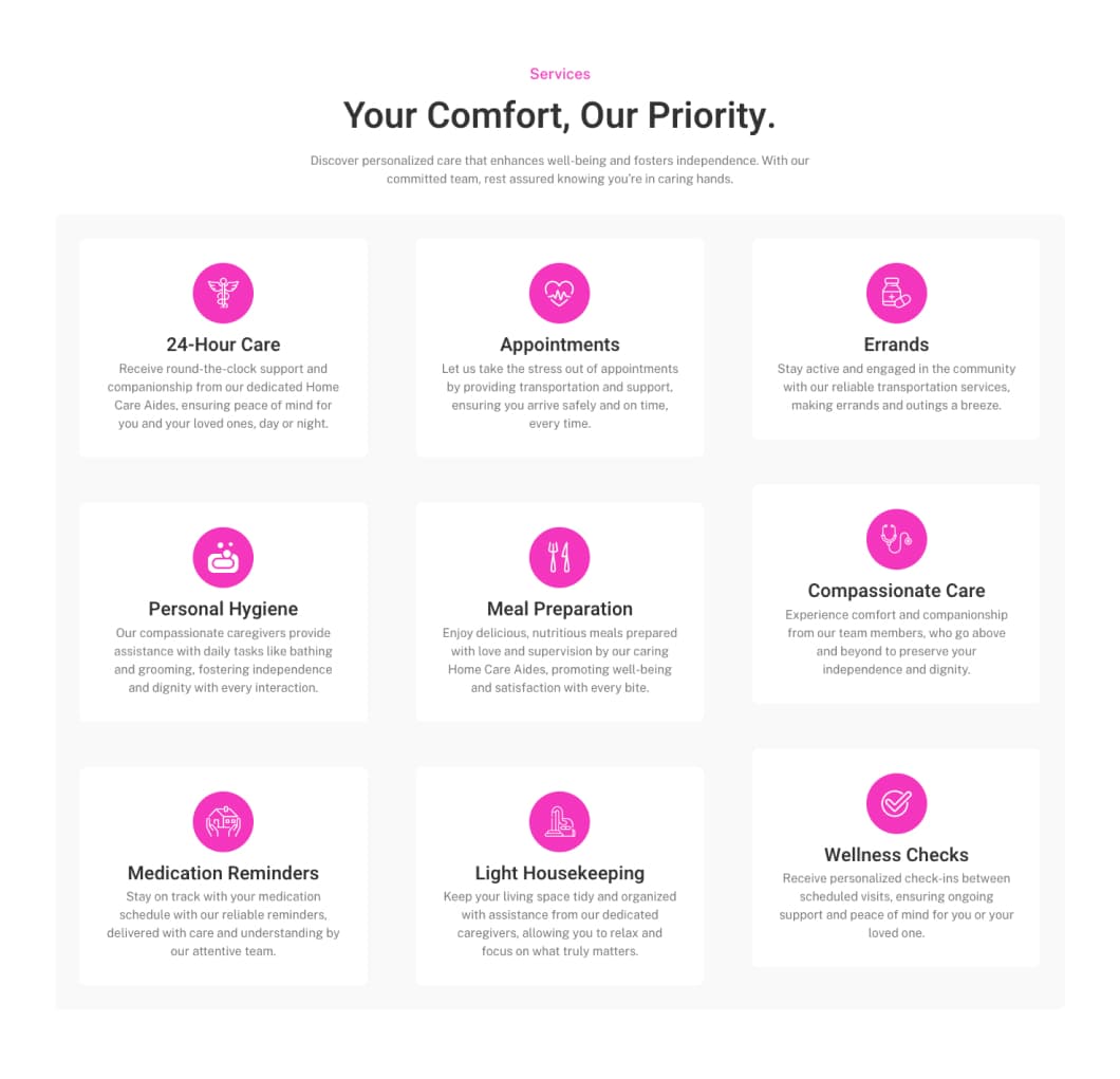 Rhonda's Aftercare screenshot