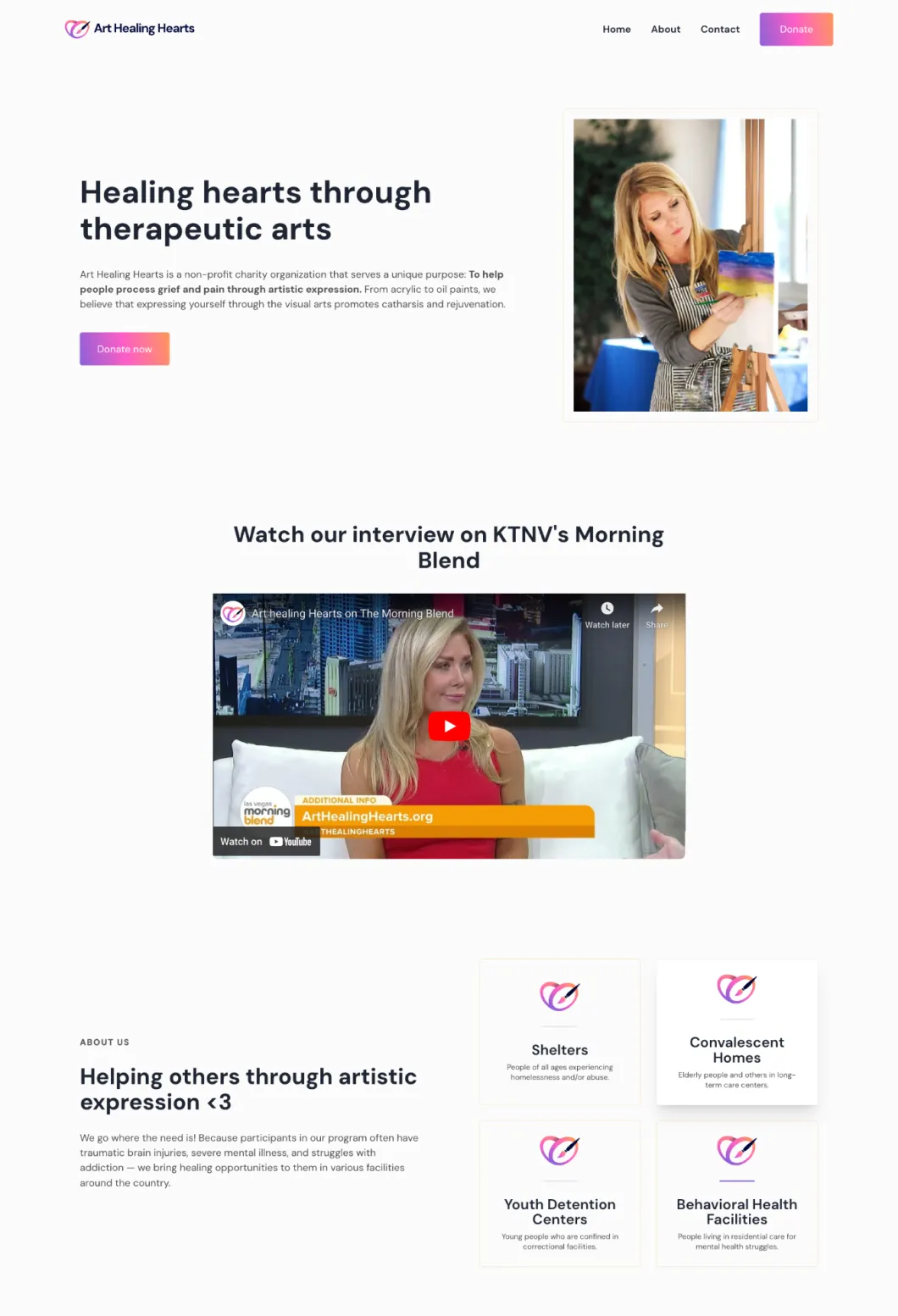 Art Healing Hearts screenshot